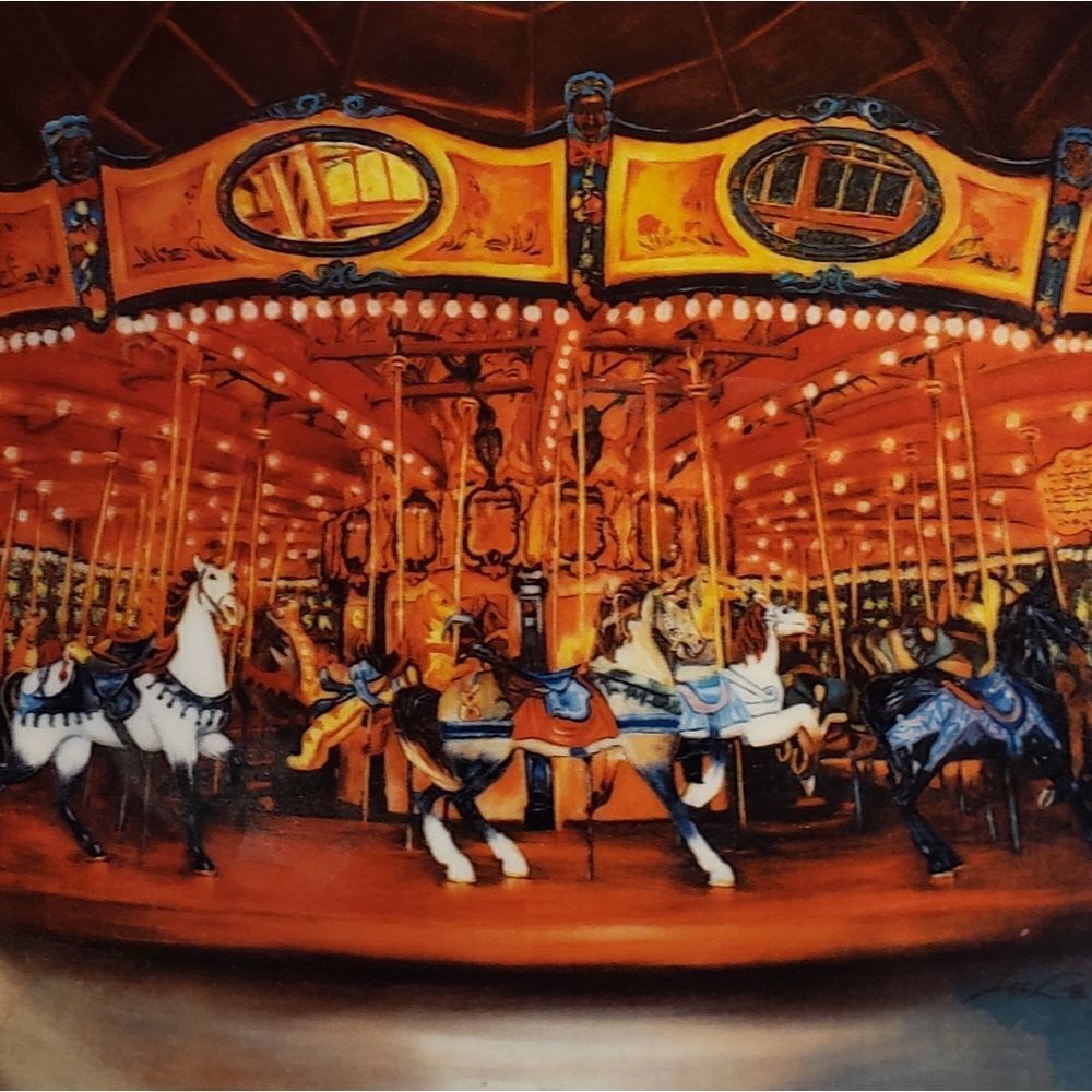 Fleishhacker Carousel Plate - Picture 3 of 6